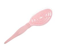 CIYODO Multifunctional Hollow Wide Tooth Comb for Women Lightweight Hair Styling Tool for High Crown Volume Creation Suitable for All Hair Types Portable Pink Plastic Bangs Comb