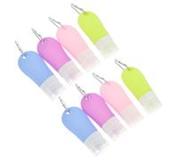 CIYODO Multifunctional Silicone Travel Bottle Portable Refillable Liquid Dispenser with Squeeze Design Storage Containers for Toiletries Skin-friendly Kit Random Color