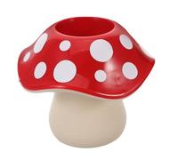 CIYODO Mushroom Pen Holder Resin Desk Organizer Cute Cartoon Pencil Cup for Students and Professionals Space-saving Office and Dormitory Stationery Storage Plastic Makeup Brush and