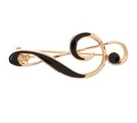 CIYODO Music Note Lapel Pin Zinc Alloy Brooch with Refined Polished Look for Men Suit and Women Blouse, Perfect for Scarf, Coat, and Backpack