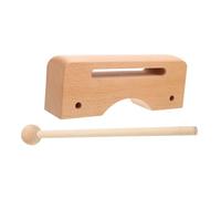 CIYODO Musical Instrument High and Low Tone Clapper Rhythm Block for Boys and Girls Educational Music Toy Fine Polished Safe Play