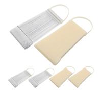 CIYODO Nail Color Display Sticks Versatile Sample Board Fan Shape 6 Sets with Rings Plastic Nail Practice Tips for Beginners and Professionals at Home and Salon Use