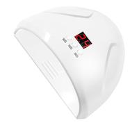 CIYODO Nail Dryer with LED Lights Smart Sensor Gel Polish Curing Lamp Digital Timer Display with Settings Even Heat Distribution White Manicure Tool for Gel Extended and LED Glue