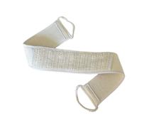 CIYODO Natural Loofah Bath Kit with Long Bathing Towel and Bath Ball Beige Exfoliating Back Scrubber for Men and Women Body Exfoliator with Dual Hand Pull Straps for Deep Cleaning and