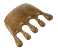 CIYODO Natural Wide Tooth Comb Anti-static Sandalwood Massage Comb for Scalp Stimulation and Hair Care Practical Detangling Tool for Women with Thick Hair Option for Headache Relief