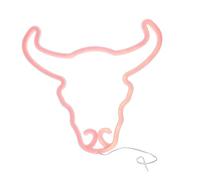 CIYODO Neon Sign Bull Head Love Heart Neon Light Neon Sign Cow Decor Led Signs Bull Head Neon Lights Led Bull Neon Light Animal Battery Kid