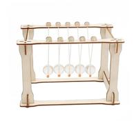 CIYODO Newton Cradle Balance Ball DIY Scientific for Adults Physics Pendulum Educational Gadget for Stress Relief and Classroom Experiment Newton's Pendulum Model for Science Learning and