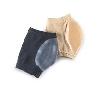 CIYODO Nylon Heel Protector Gel Socks Moisturizing Heel Relief Sleeve for Plantar Achilles Tendon Support Breathable Medical-Grade Silicone Gel Black