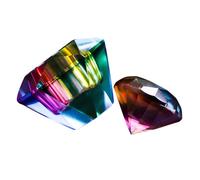 CIYODO Octagonal Glass Nail Art Dappen Dish with Lid High Transparency Crystal Cup for Nail Tools Large Capacity Elegant Design for Professional and Home Manicure Use