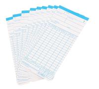 CIYODO Office Attendance Cards Double-Sided Weekly Punch Paper for Clocking Machines English Version Attendance Supply for Office Use Compact and Easy to Store