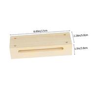 CIYODO Orff Wooden Percussion Block with Mallet for Sound Musical for Early Learning Beechwood Instrument Enhancing Creativity and Listening Skills