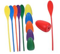 CIYODO Outdoor Lawn Games Balancing Game Toy Lightweight Egg Spoon Coordination Development Activity for Kindergarten Outdoor Play and Sensory Integration Practice