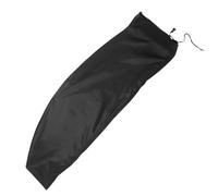 CIYODO Outdoor Umbrella Cover Black Oxford Cloth with Enhanced Protection and Foldable Design, Large Garden Parasol Cover for Patio and On-the-go Use