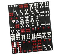 CIYODO Paigow Tiles Paigow Set Black Practical Easy to Use Chinese Board Game for Home and Party Prop