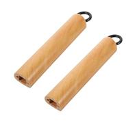 CIYODO Pan Handle Replacement Easy Installation Wooden Iron Pot and 2pcs for with Heatproof Design 10mm Hole Cookware Wok Suitable for Chinese Stir Frying and Western Slow Cooking
