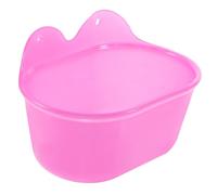 CIYODO Parrot Cleaning Tub Parrot Supplies Bird Bath Bowl Only for Cockatiels Budgerigars Parakeet Small Parrots Canary Safe Plastic Material