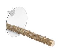 CIYODO Parrot Mirror Toy Acrylic Perch Essential Pet Cage Accessory for Birds Encourages Play Reduces Loneliness and Provides Fun Reflection