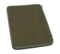CIYODO Patch Book Organizer Holder - Olive Green 42x32cm Foldable Armband Badge Storage Board with Double-Sided Hook Loop - Compact Badge Collection Folder and Outdoor Use
