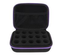 CIYODO Peptide Vial Protector: Insulin Fridge Holder - Storage Case Holds 15 Bottles Vial - Safe Bottles Storage Bag - Hard Shell with Zipper Bag Organizer