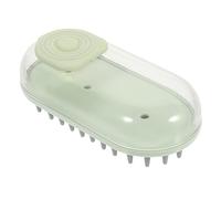 CIYODO Pet Bath Brush Squeaky Spray Puppy Accessories for Small Dogs Device Potty Household Shower Brush Poodle Paw Portable Dog Brush Dogs Grooming Shower Brush Pour Light Green Abs