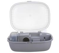 CIYODO Pet Hamster Cage Multi-chamber Hide for Guinea Pig Rat Chinchilla Small Animal Travel Carrier Abs Material Portable Cozy Home for Small Pets