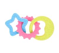 CIYODO Pet Toys for Small Dogs Three-ring Puppy Chew Toys for Dogs Random Color
