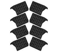 CIYODO Ping Pong Table Corner Guards 8Pcs Black Plastic Safety Edge Covers for Furniture Protection Indoor Proof