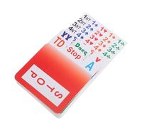 CIYODO Plastic Bridge Bidding Cards Scoring Cards for Indoor Board Game Portable Playthings