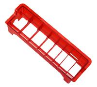 CIYODO Plastic Clipper Guard Holder Storage Box with 8 Slots for Organizing Barber Tools in Barbershops and Hair Salons, Large Capacity to Working Efficiency