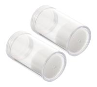CIYODO Plastic Coin Tubes and Wear Resistant Material for Collectors 2pcs Coin Storage Holder with Easy and Close Feature 6X3X3cm
