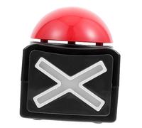 CIYODO Plastic Game Answer Buzzer Squeeze Sound Box with Light and Sound Tips Plastic Material, No Battery Required, Portable and Sturdy for Competition and Game Use