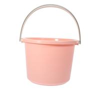 CIYODO Plastic Water Bucket with Handle Multipurpose Portable Mop and Washing Bucket for Home Dormitory Car Wash Easy to Clean and Carry Small Pink Mini Laundry Tub
