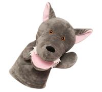 CIYODO Plush Cartoon Wolf Hand Puppet Soft Animal Storytelling for Interactive Role Play Enhances Creativity Communication Skills and Motor Development