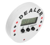 CIYODO Poker Countdown Timer with Countdown Electrical Dealer Timer for Poker Games Night Portable Powered for Family and Club Use