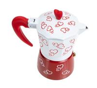 CIYODO Portable Aluminum Alloy Mocha Pot Coffee Maker Hand Brewing Espresso Pot with Comfortable Handle Italian Style Coffee Kettle for Home Kitchen Tea House Cup Capacity