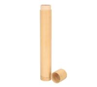 CIYODO Portable Bamboo Toothbrush Tube Case Travel Toothbrush Holder Storage Organizer for Camping and Bathroom Use