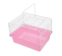 CIYODO Portable Birdcage for Small Birds Parrots Travel Cage Window Abs Plastic Easy to Clean