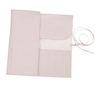 CIYODO Portable Cosmetic Brush Bag with Zipper Lightweight Travel Makeup Brush Holder Organizer Artificial Fiber Storage Pouch Random Color Compact and Spacious for Home and Random Color