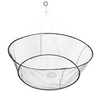 CIYODO Portable Foldable Fishing Net Trap for Crab and Shrimp, Nylon Mesh Drop Net 100cm Diameter Opening and 80cm Base, Suitable for Dock, Pond, and Pier Crabbing Equipment