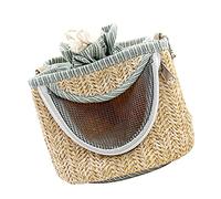 CIYODO Portable Hamster Travel Carrier Bag for Small Pets Soft Comfortable Pet Sleep Bed with Zipper for Picnic and Travel Random Color Random Color