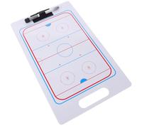 CIYODO Portable Ice Hockey Coaching Board PVC Clipboard for Precise Match Commanding and Training Erasable Whiteboard for Coaches and Referees Compact Design Field Use