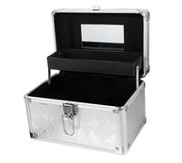 CIYODO Portable Makeup Case Large Capacity Tools Storage Organizer for Professional Makeup Artists and Pedicure Accessories Multi Purpose Cosmetic Carrying Box for Travel and Daily Use