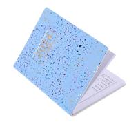 CIYODO Portable Mini Academic Planner Organizer for Women Household Schedule Book with Colorful Blue Cover Multi-function Daily Planner for Office and School Use