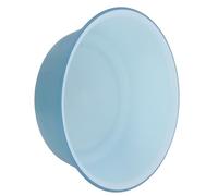 CIYODO Portable Plastic Wash Basin for Face and Foot Washing, Blue and White Round Basin with Striking Dual-Colour Design, Space-Saving and Versatile for Home and Public Facilities Use