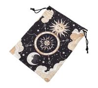 CIYODO Portable Tarot Card Drawstring Bag Soft Flannelette Pouch for Tarot Card Storage Jewelry and Items for Organization and Easy Carrying