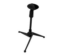 CIYODO Portable Tripod Microphone Clip Stand for Desktop Podcast Microphone Includes Table Mic Holder Tabletop Use