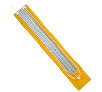 CIYODO Pressure Gauge 0-10 Kpa Easy Read U-tube Manometer with Adjustable Zero U-shaped Stainless Steel Differential Pressure Gauge for Laboratory Testing and General Purpose