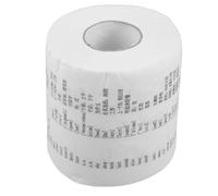 CIYODO Printed Toilet Paper Roll Fun English Words Novelty Bathroom Tissue Stocking Stuffer for Boys and Girls for Holiday Games