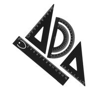 CIYODO Professional Student Drafting Kit Metal Measuring Tool with Precise Scale Numbers Portable Engineering Drawing Supplies for Geometry Maths Teachers and Students for School and