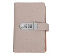 CIYODO PU 100 Envelope Savings Challenge Book - Rhinestone Password Lock Money Saving Wallet for Family Budget Planning - Secure Cash Book with Clear Pockets for Home Office Use